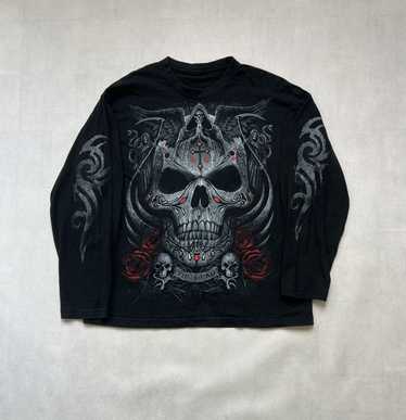 Skulls × Vintage Longsleeve The Dead skull print … - image 1