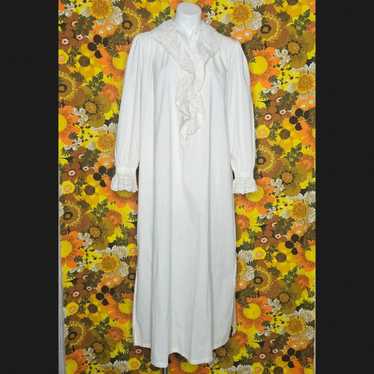 J Peterman J. Peterman Edwardian White Maxi Length