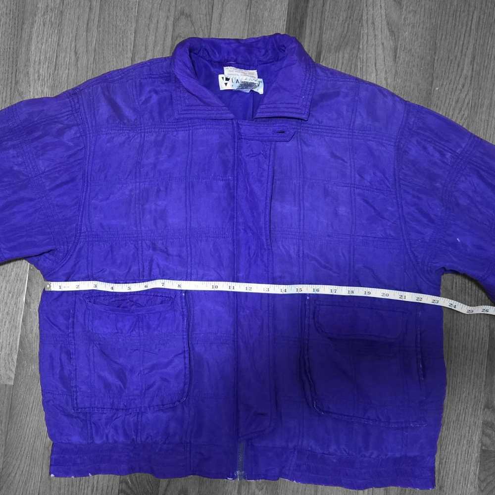 Lavon Petite Silk Windbreaker - image 1