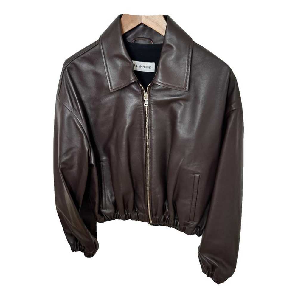 Nour Hammour Leather jacket - image 1