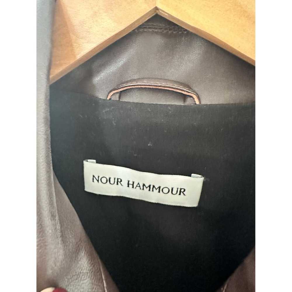 Nour Hammour Leather jacket - image 2