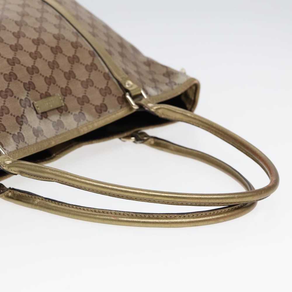 Gucci GUCCI GG Crystal Tote Bag Gold Beige 197953… - image 7