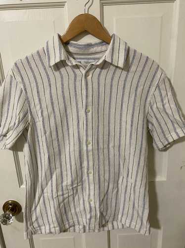 Zara Zara knit striped button up