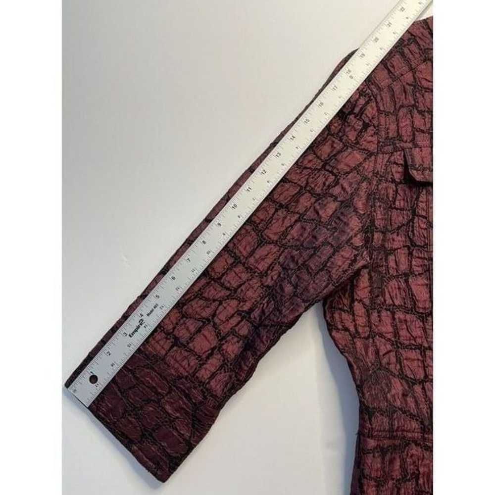 Ruby Rd Geometric Design Reddish-Brown Black Jack… - image 9