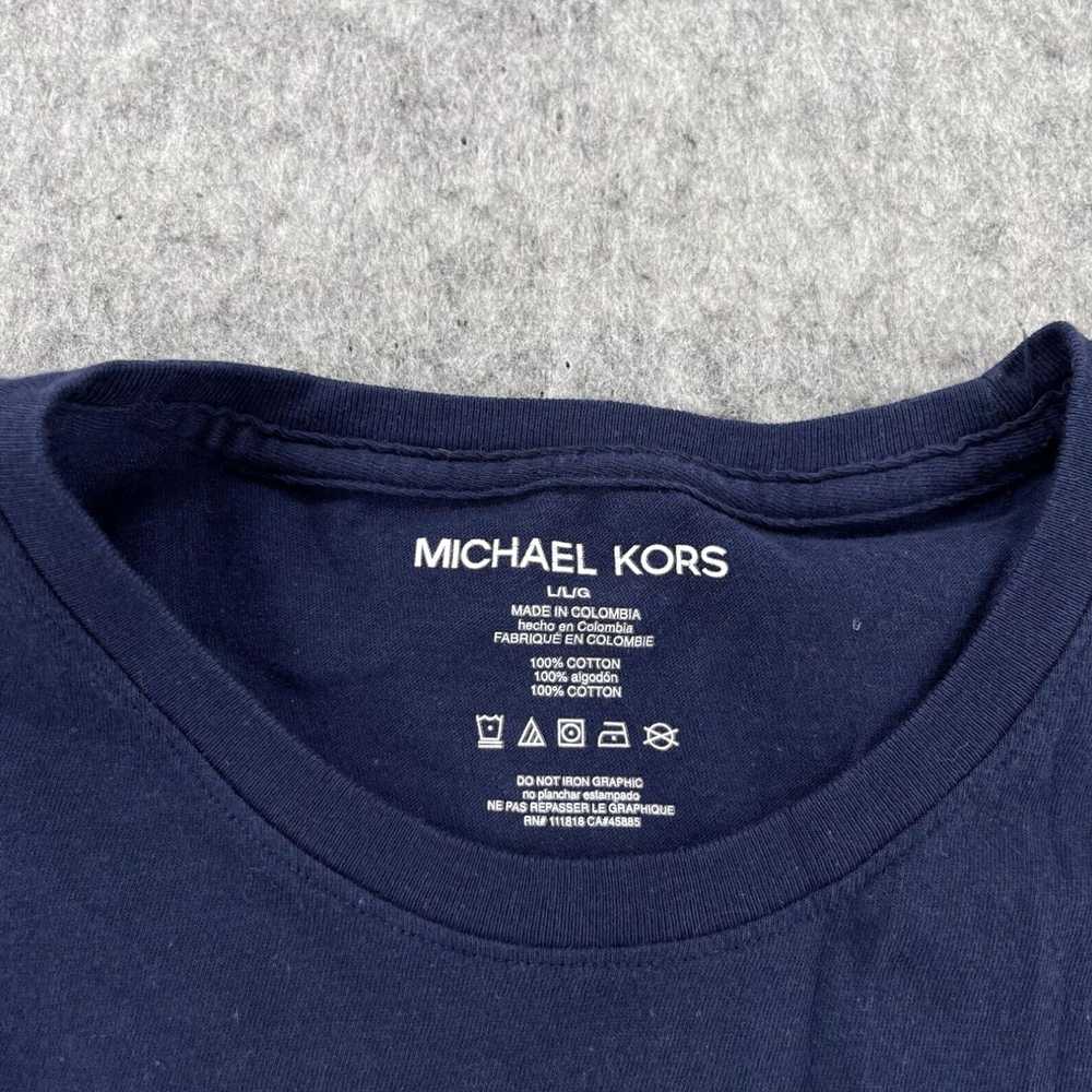 Michael Kors Michael Kors Mens Blue Graphic T Shi… - image 3