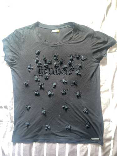 Galliano × John Galliano black john galliano shirt