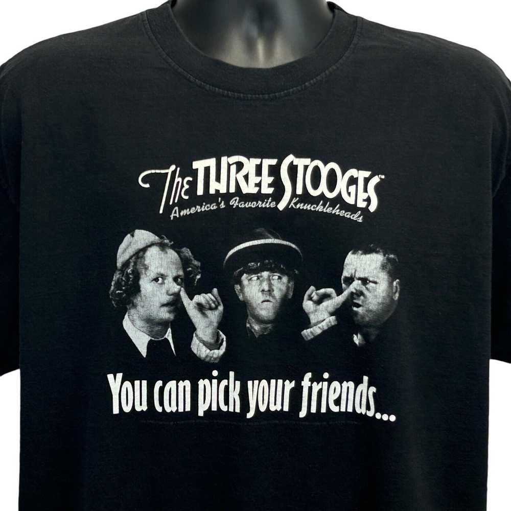 Vintage Vintage The Three Stooges T Shirt Mens La… - image 1