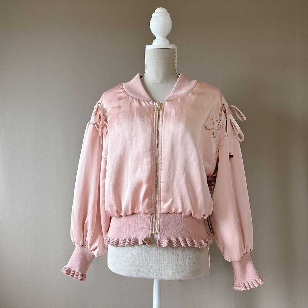 Rare [LIZ LISA] O Pink Jumper Blouson Short Length - image 2