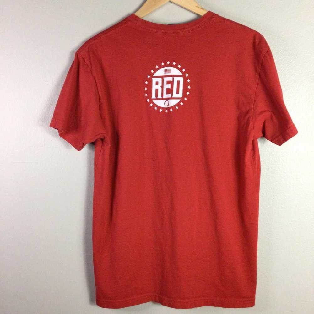 Next Level RED Honored Arms Memorial Day T Shirt … - image 4