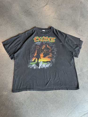 Vintage Bob Marley Exodus T-Shirt Distressed Fade… - image 1