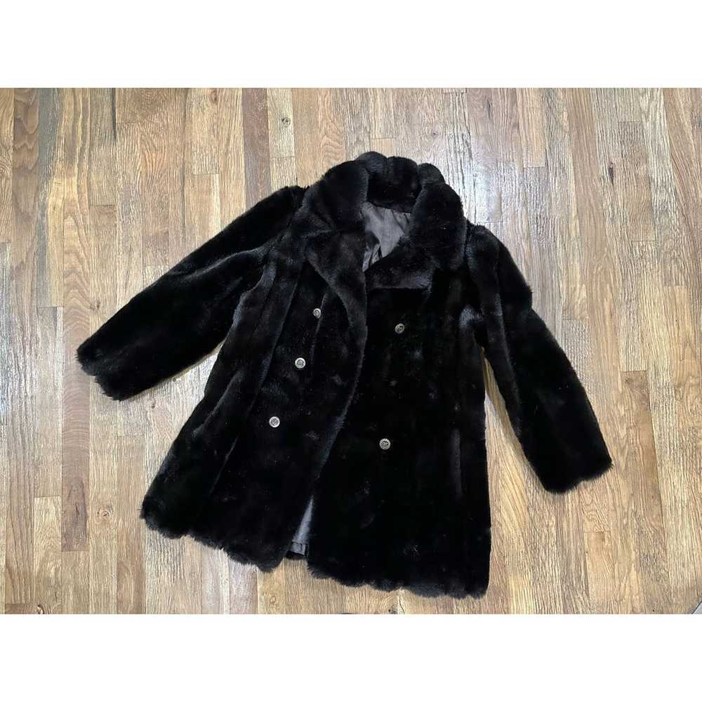 Faux Mink Fur Coat Vintage - image 1