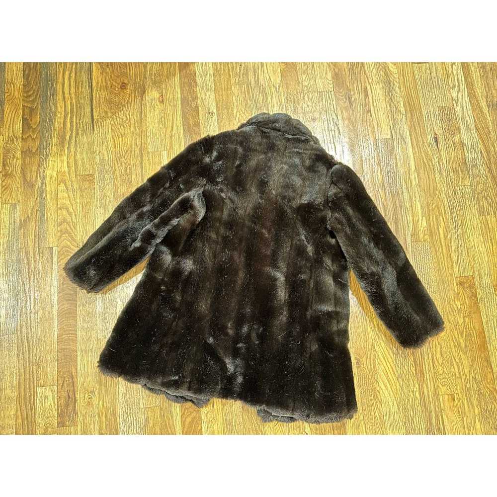 Faux Mink Fur Coat Vintage - image 5