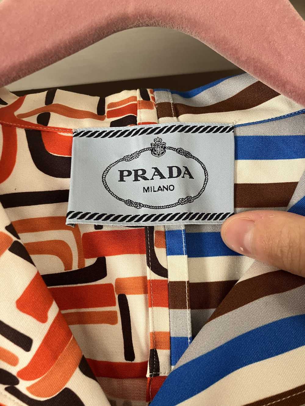 Prada Fall 18 Flame Print Double Match Camp Colla… - image 9