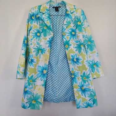 Vintage Pierre Cardin Floral Blazer Coat Size 8P B