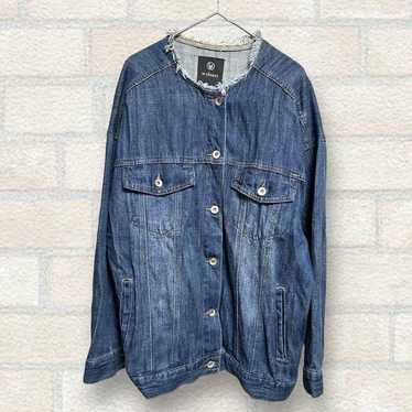 Double closet no-collar denim jacket oversized F - image 1