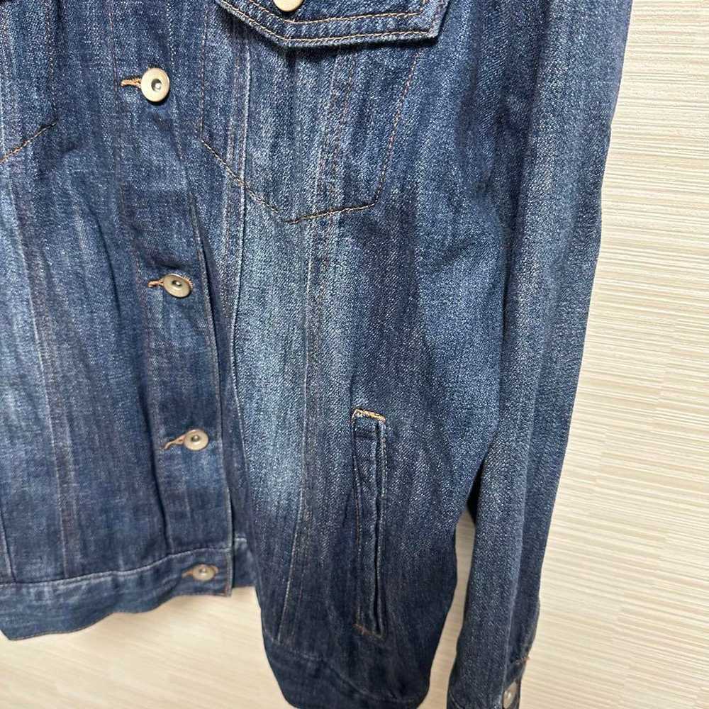 Double closet no-collar denim jacket oversized F - image 3