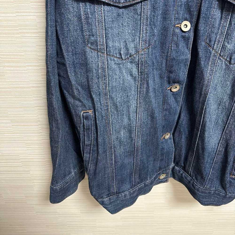 Double closet no-collar denim jacket oversized F - image 4