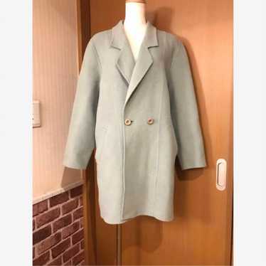 Retro Louvre 100% Wool Long Coat - image 1