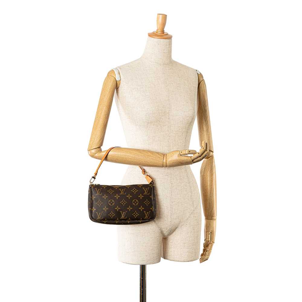 Brown Louis Vuitton Monogram Pochette Accessoires… - image 9