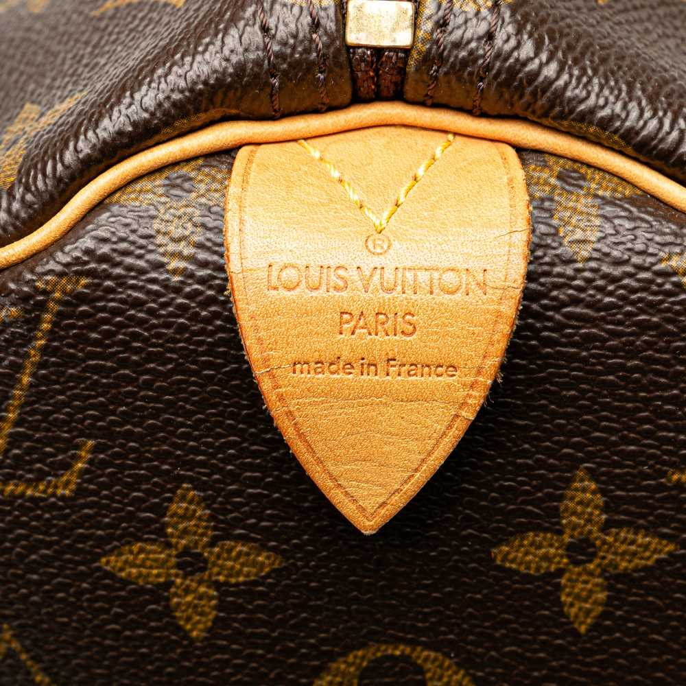 Brown Louis Vuitton Monogram Speedy 30 Boston Bag - image 6