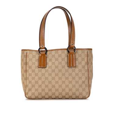 Brown Gucci GG Canvas Tote