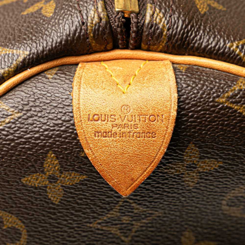 Brown Louis Vuitton Monogram Keepall 55 Travel Bag - image 6