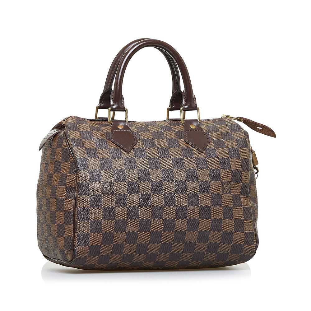 Brown Louis Vuitton Damier Ebene Speedy 25 Boston… - image 2