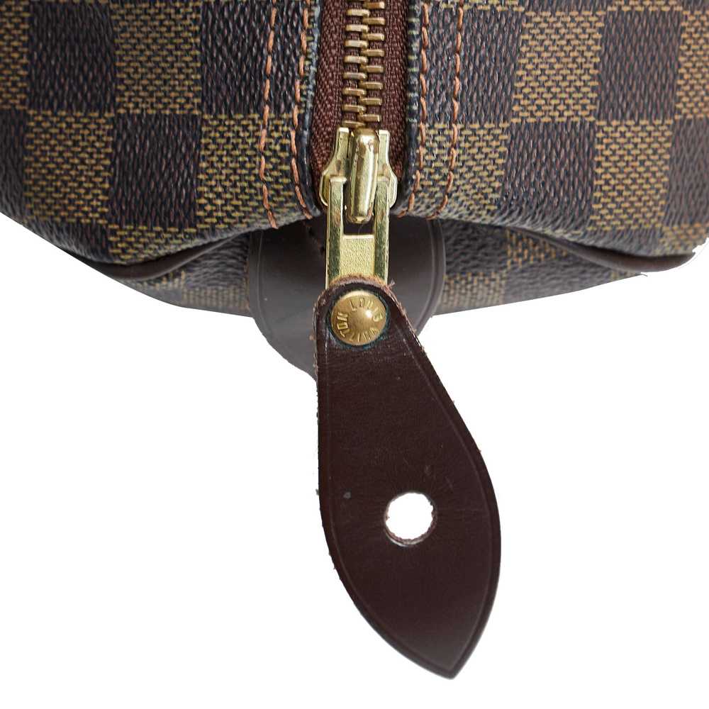 Brown Louis Vuitton Damier Ebene Speedy 25 Boston… - image 7