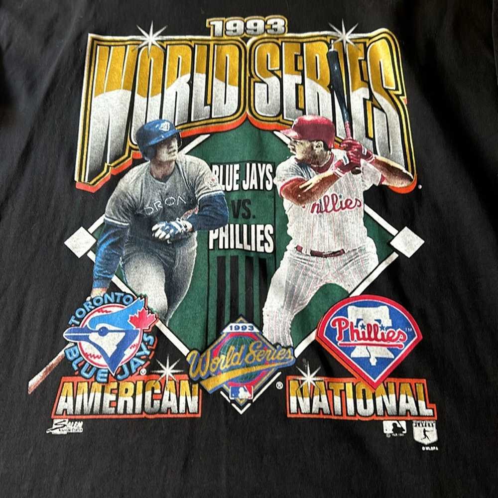 Salem Sportswear 93 World Series Phillies Vs Blue… - image 2