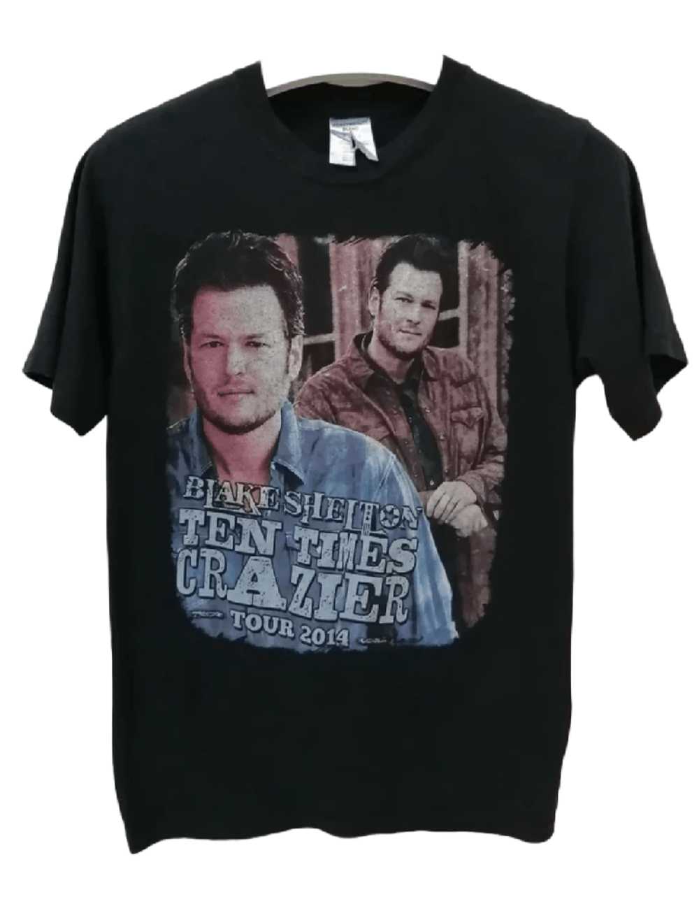 Band Tees × Rare BLAKE SHELTON Ten Times Crazier … - image 1