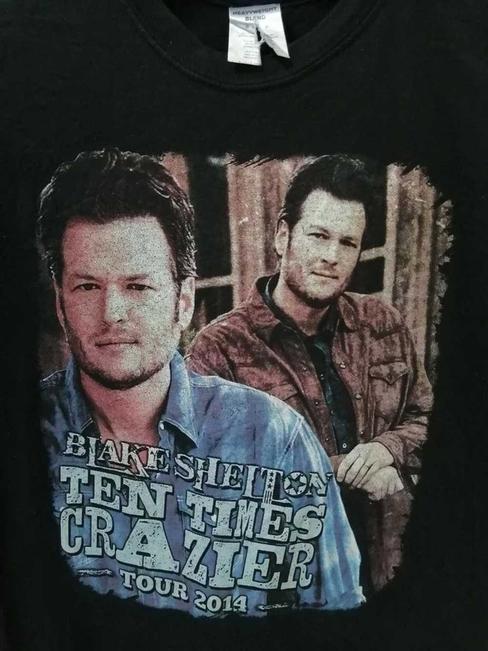 Band Tees × Rare BLAKE SHELTON Ten Times Crazier … - image 3