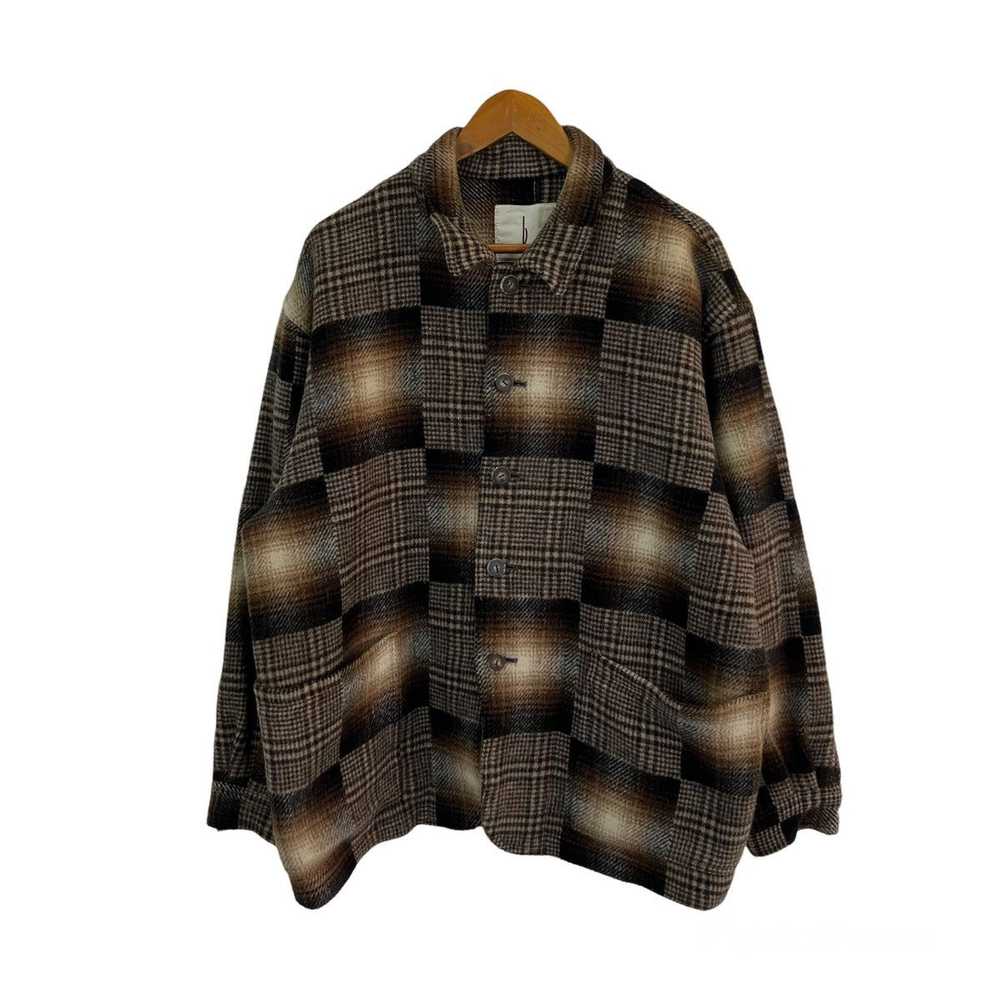 Japanese Brand VINTAGE BASSETT WALKER WOOL TARTAN… - image 1