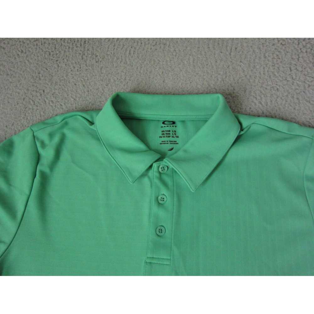 Oakley Golfing Mens Green Adult Large OAKLEY Polo… - image 2