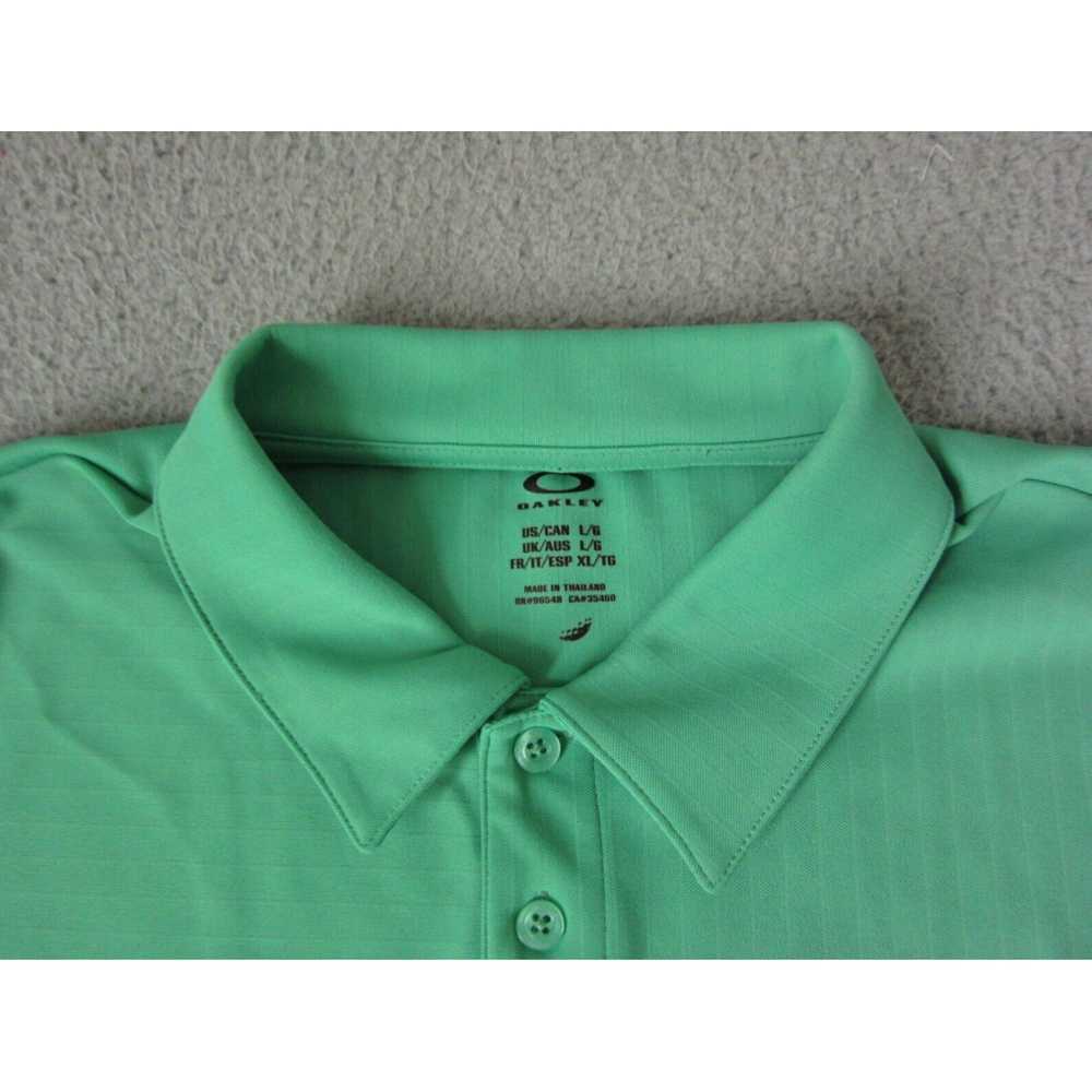 Oakley Golfing Mens Green Adult Large OAKLEY Polo… - image 4