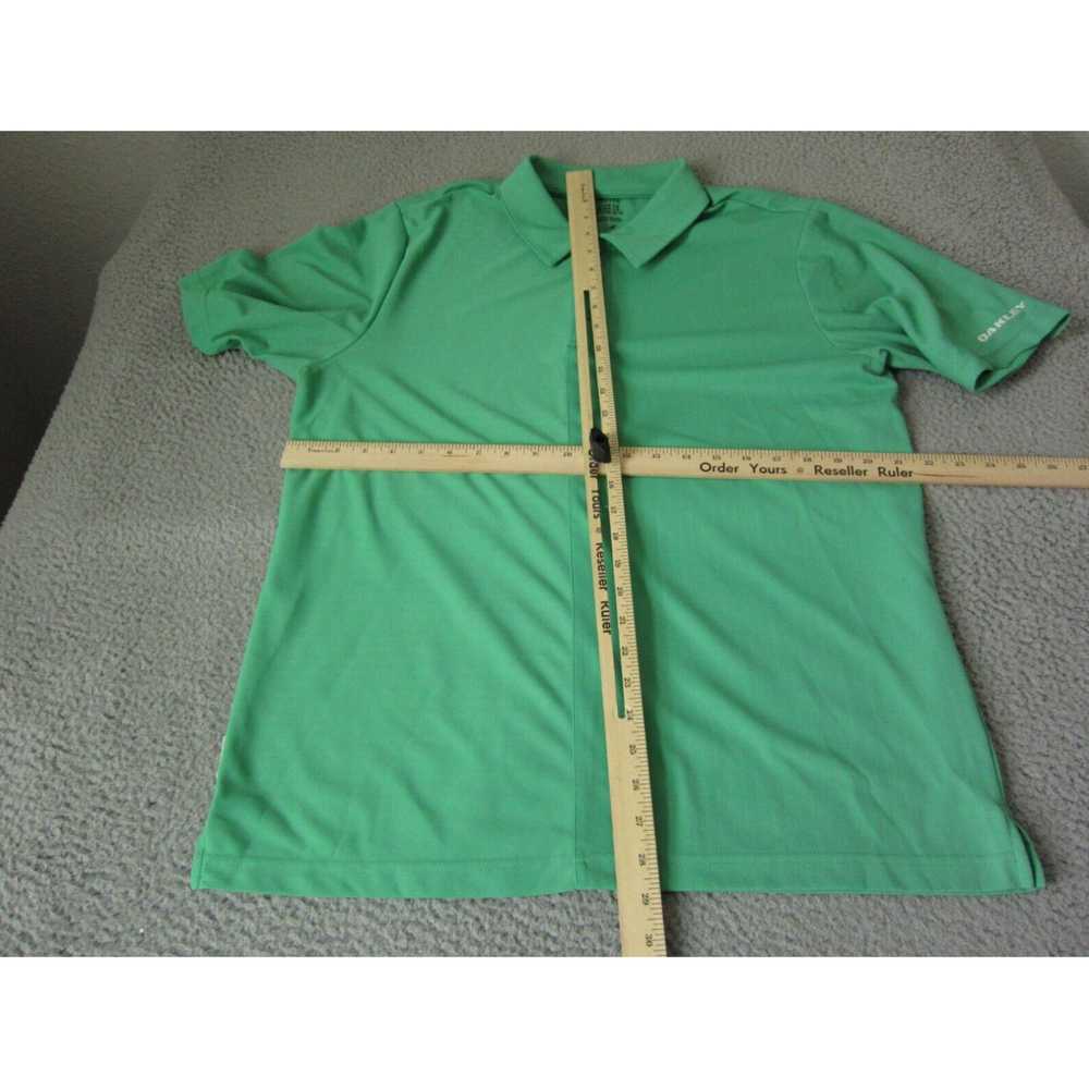 Oakley Golfing Mens Green Adult Large OAKLEY Polo… - image 5