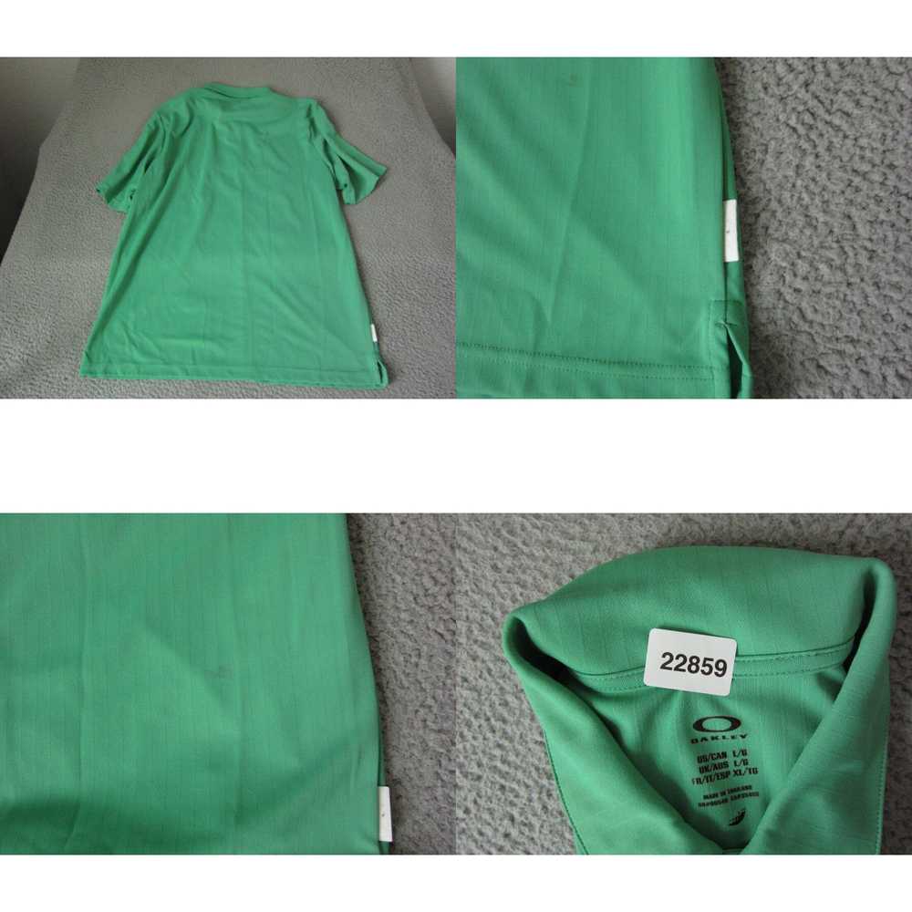 Oakley Golfing Mens Green Adult Large OAKLEY Polo… - image 8