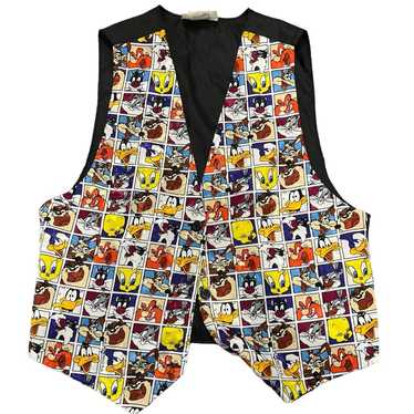 VINTAGE 90's Warner Bros LOONEY TUNES  Vest