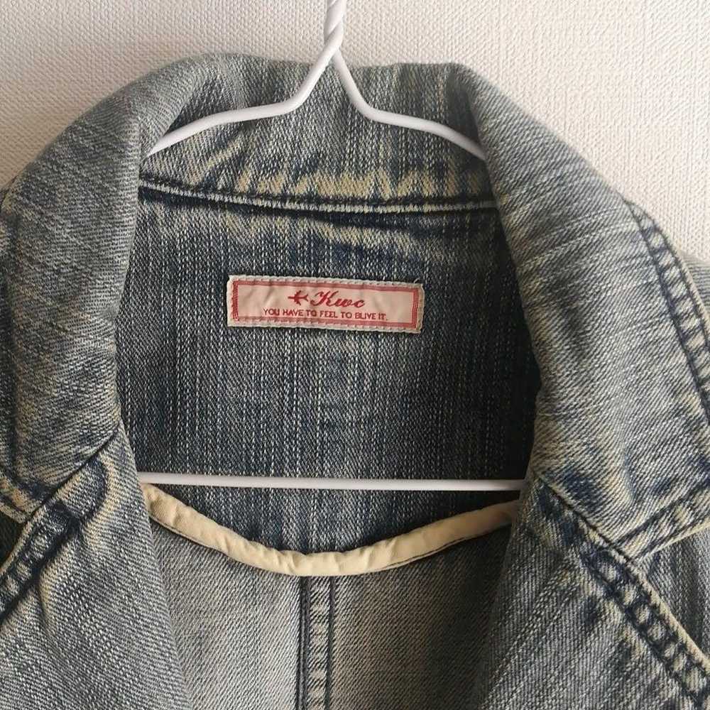 Damage denim jacket. - image 6