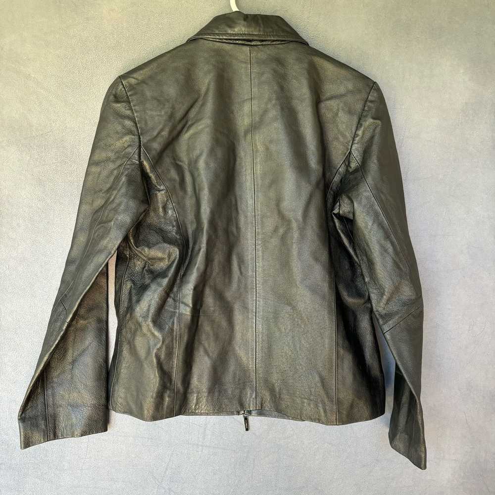 Generic Colebrook & Co Leather Jacket Womens Peti… - image 3