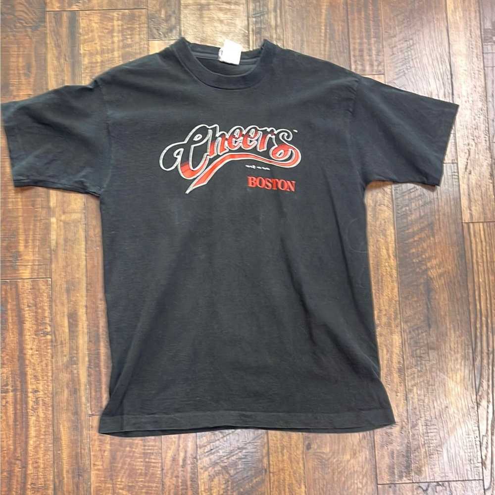 Vintage Vintage 1995 TV Show Cheers Boston Shirt L - image 1