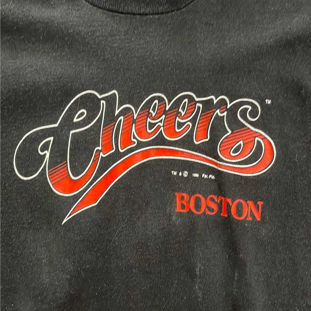 Vintage Vintage 1995 TV Show Cheers Boston Shirt L - image 2