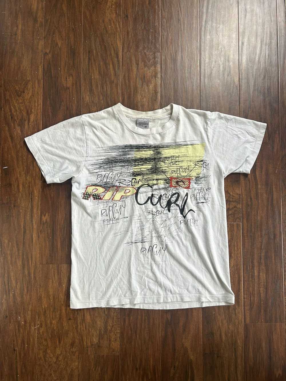 Rip Curl vintage RIP CURL Chaos error tee - image 1