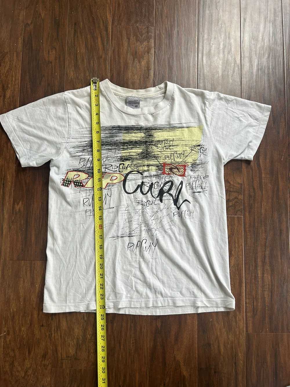 Rip Curl vintage RIP CURL Chaos error tee - image 4