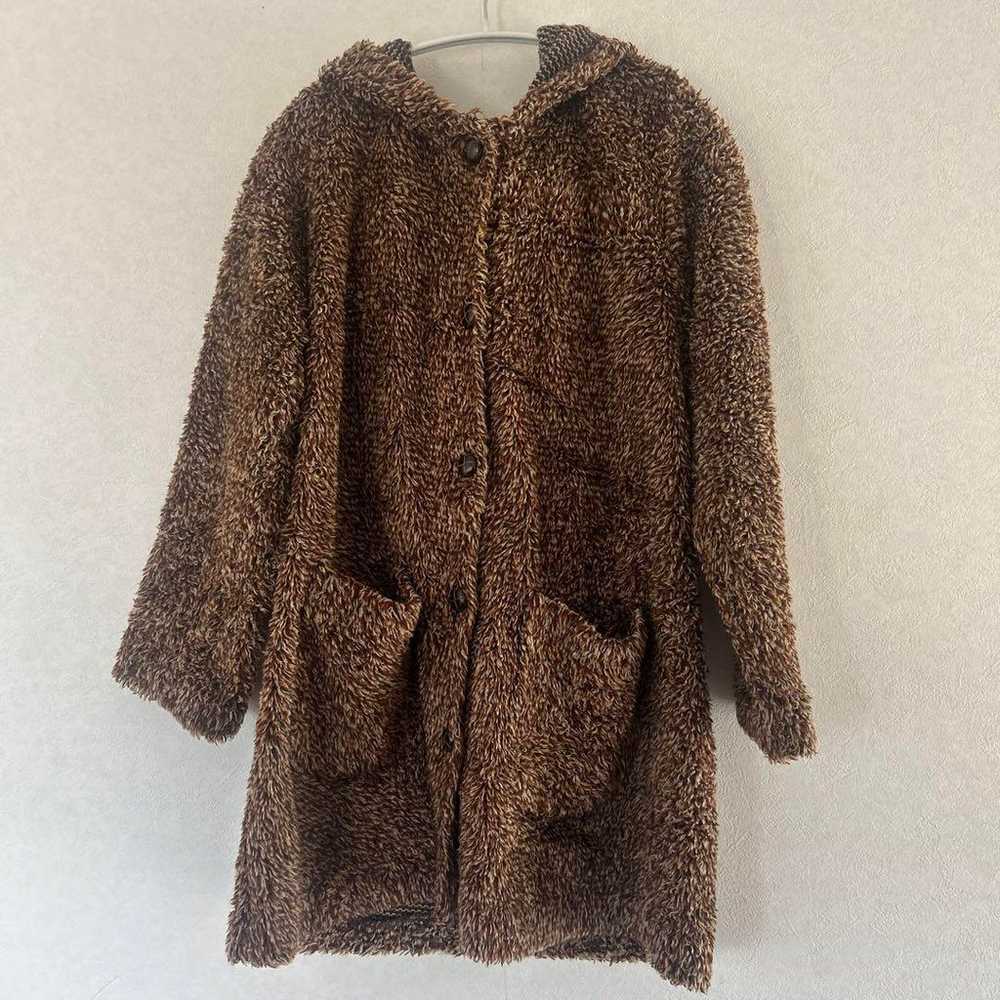 Ladies Fall/Winter QUESTION Coat Outer Brown - image 3