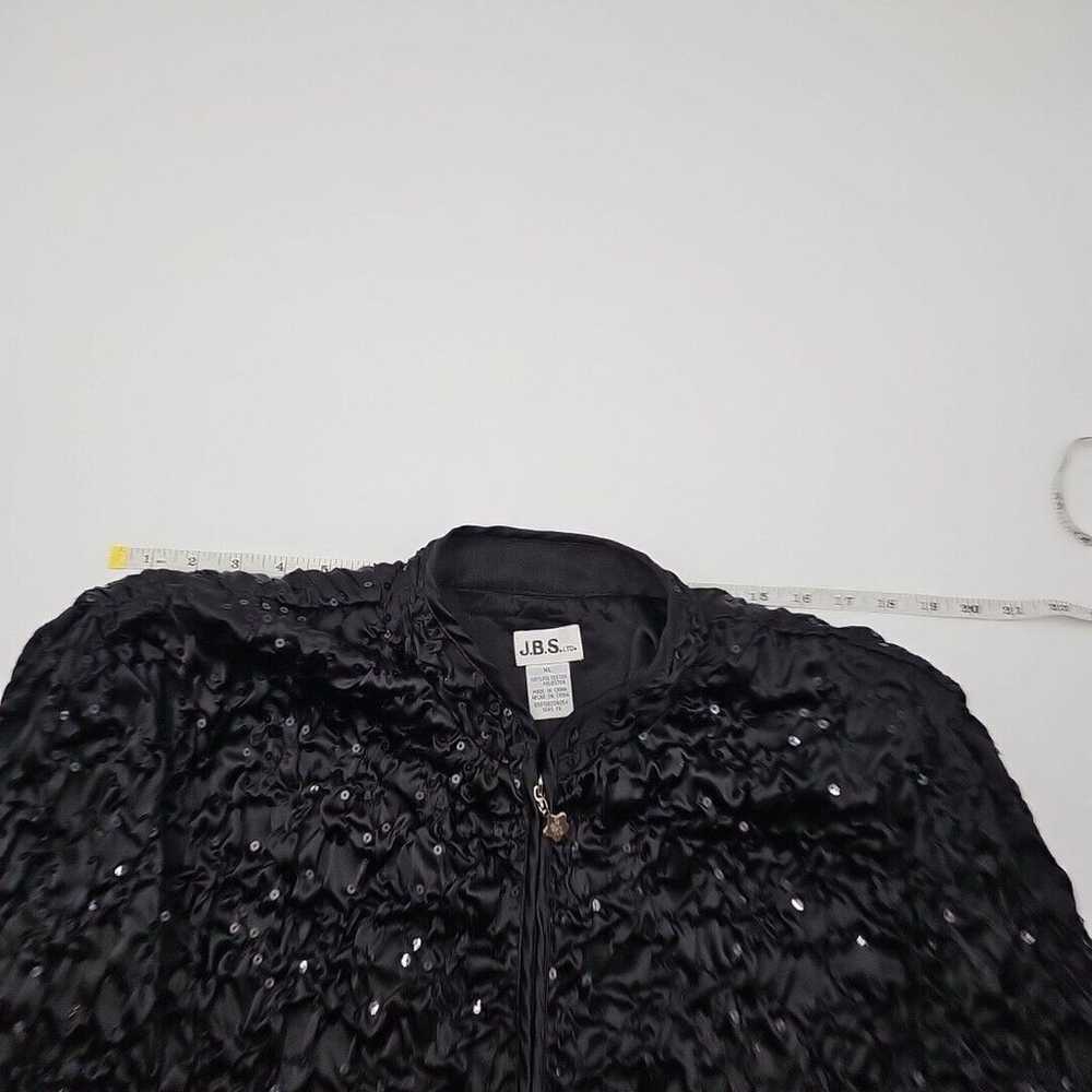 Vintage JBS Ltd Formal Sequined Evening Jacket Bl… - image 5