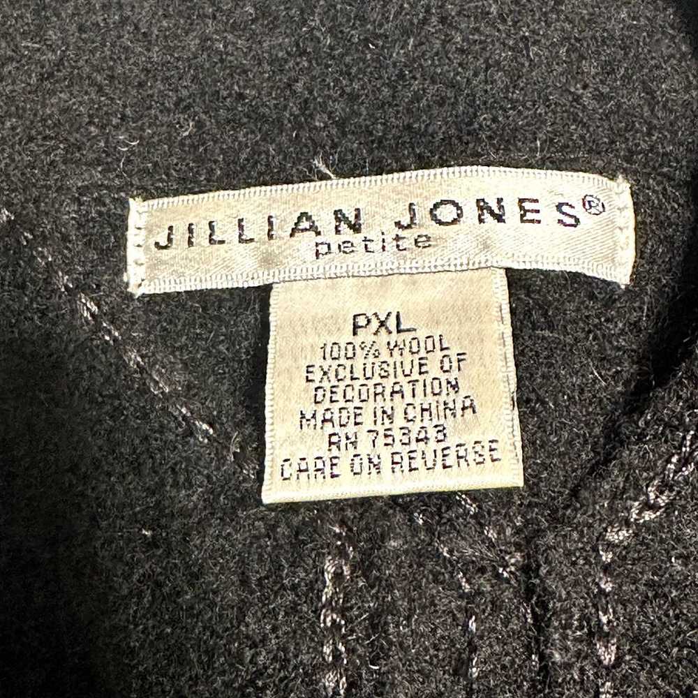 Jillian Jones Vintage Wool Zip Up Jacket - 100% W… - image 4