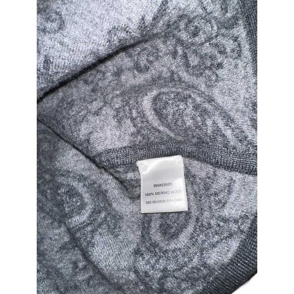 Vintage Pendleton Grey Paisley Floral Cardigan Si… - image 6