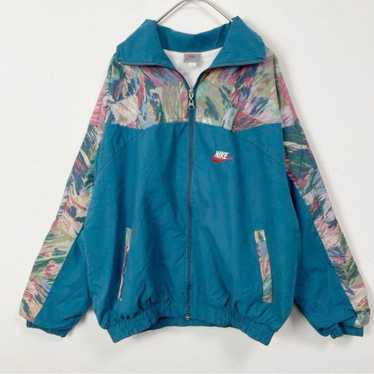 【Vintage】NIKE Embroidered Logo Blouson with Art P… - image 1