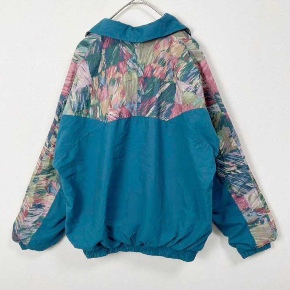 【Vintage】NIKE Embroidered Logo Blouson with Art P… - image 2