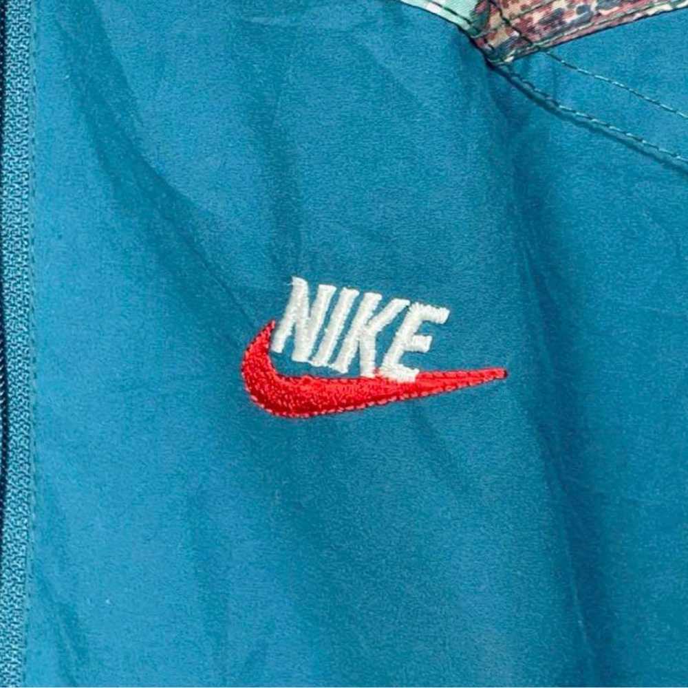 【Vintage】NIKE Embroidered Logo Blouson with Art P… - image 3